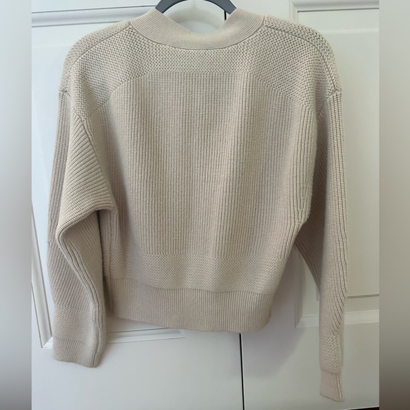 7 for All Mankind Beige Cardigan - Picture 2 of 5